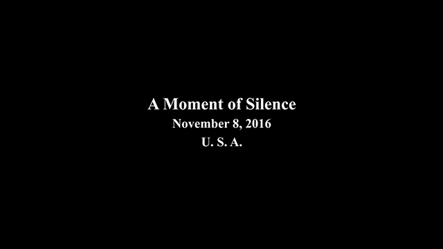 A Moment of Silence, Zlatko Ćosić, 2016, video, 1:00